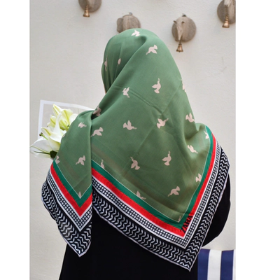 روسری صلح سبز