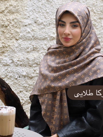 روسری پاییزه ال وی دوردست دوز