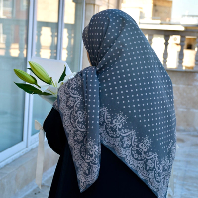 روسری دور دانتل طوسی