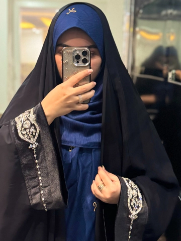 روسری کریشه گلدوزی پاپیون