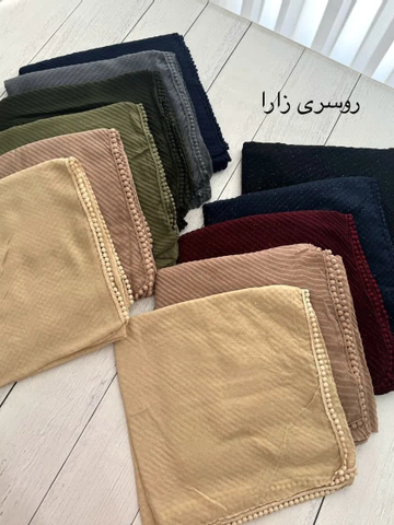 روسری پلیسه دورعدسی