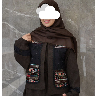 کت و سارافون قهوه ای