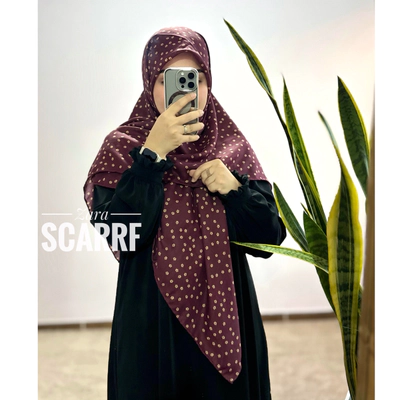 روسری زرشکی بلوم