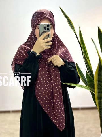 روسری زرشکی بلوم