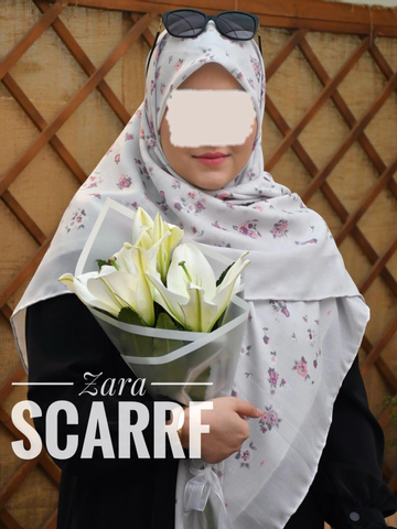 روسری بنفشه طوسی