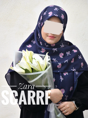 روسری کیمیا سورمه ای