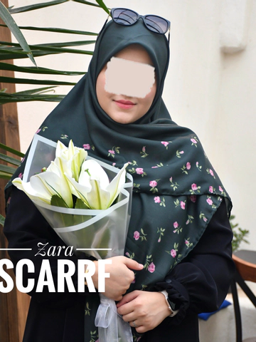 روسری مرجان سبز