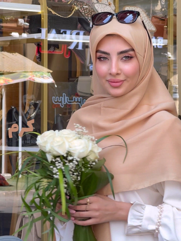 روسری نخی تکرنگ در 12 رنگبندی