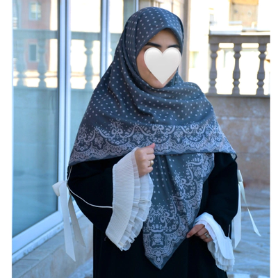 روسری دور دانتل طوسی