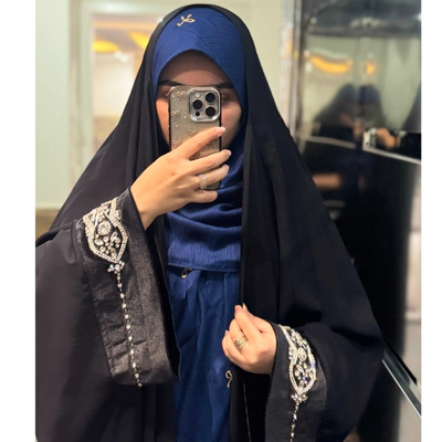 روسری کریشه گلدوزی پاپیون
