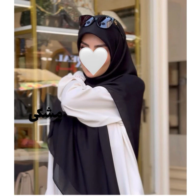 روسری نخی تابستونی کولردار