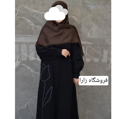 مانتو لینن خنک طرح لاله
