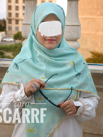 روسری قاصدک سبز