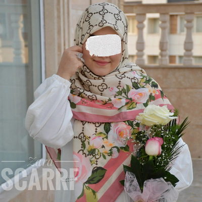 روسری گوچی صورتی