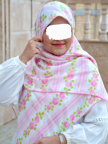 روسری ترانه صورتی