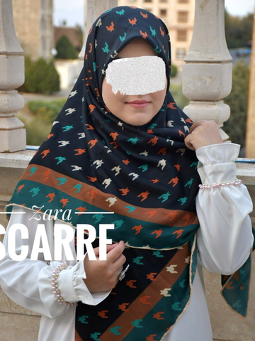 روسری پیچازی مشکی
