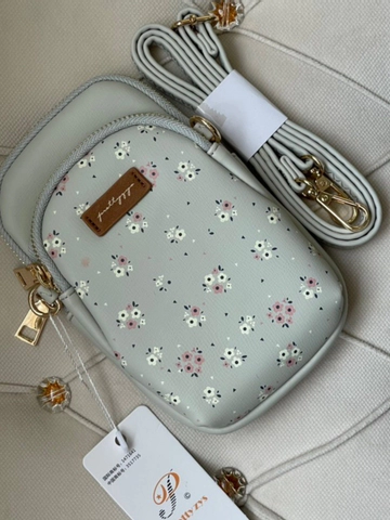 کیف گلگلی پرتیز طوسی روشن