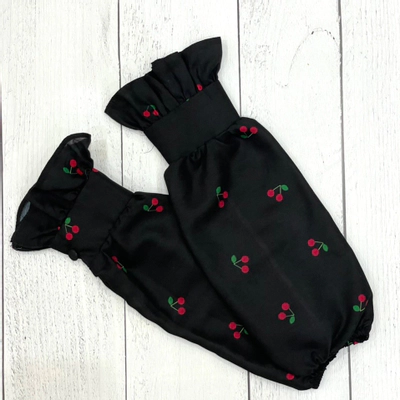 ساقدست آلبالو آستین دکمه ای