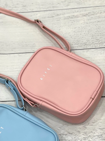 کیف ساده صورتی روشن