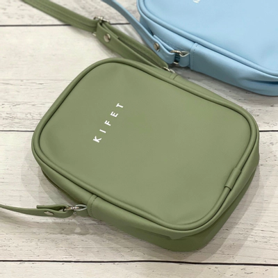 کیف ساده سبز پاستلی