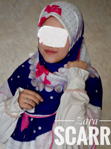 روسری پاپیون و مروارید