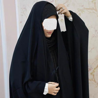 روسری اکلیلی مشکی