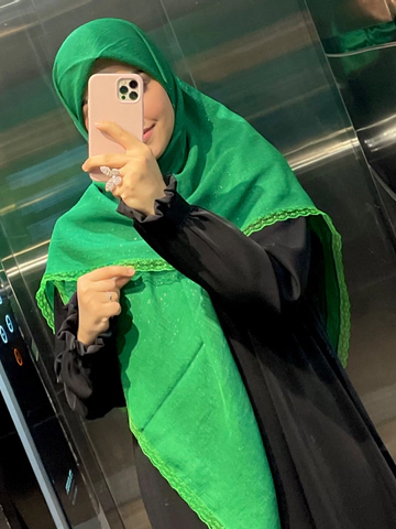 روسری سبز سیدی اکلیلی