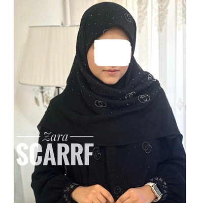 روسری گوچی نگین نقره ای