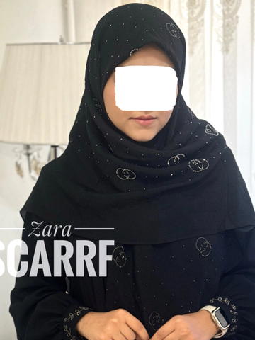 روسری گوچی نگین نقره ای