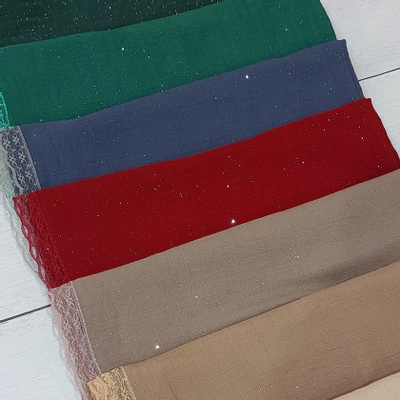 روسری زرشکی اکلیلی