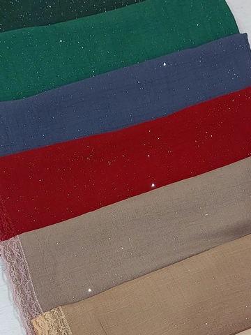 روسری زرشکی اکلیلی