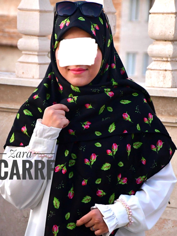 روسری گل محمدی